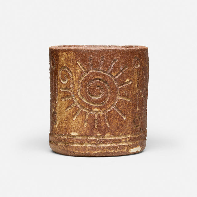 Win Ng Early Brush Pot, circa 1960