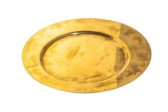 Gio Ponti Brass Plate by Cleto Munari