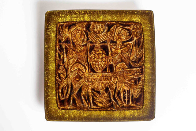 Decorative Tray by Del Campo, Italy 1970