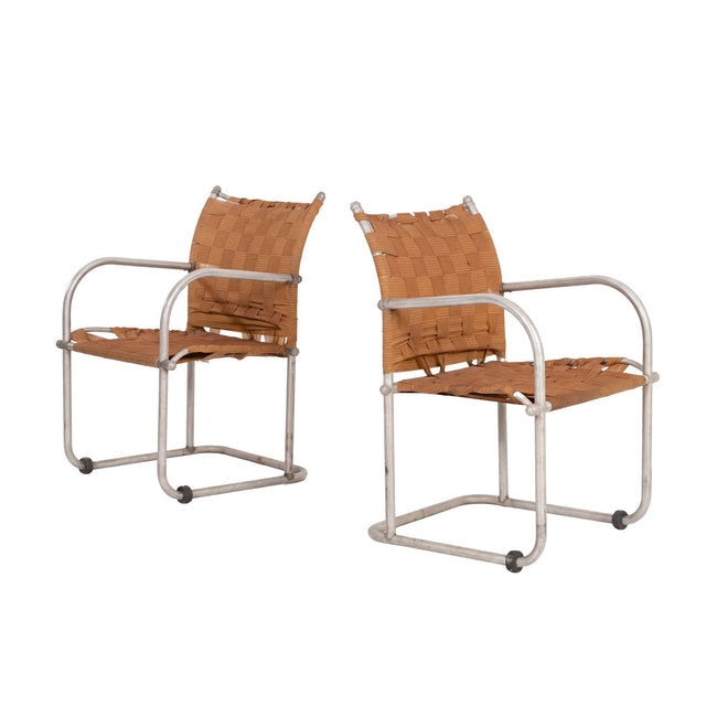 Pair of Warren McArthur Style No. 612 Tennis Chairs ,1935