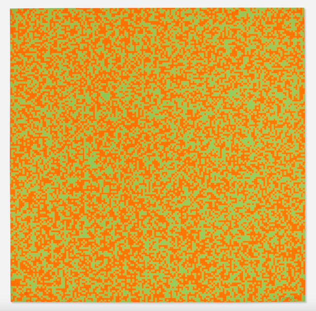 François Morellet 40,000 Carres
