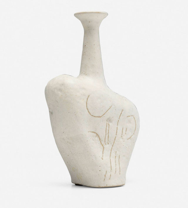 Bruno Gambone Gazed Stoneware Vase Italy, 1985