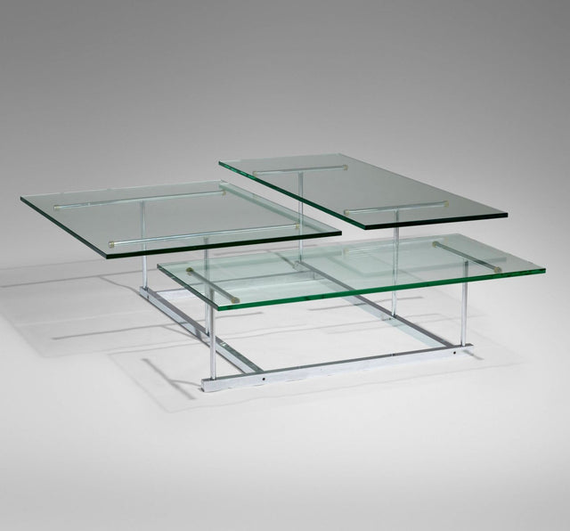 Gerald McCabe Rare Multi-Plane Coffee Table 1981