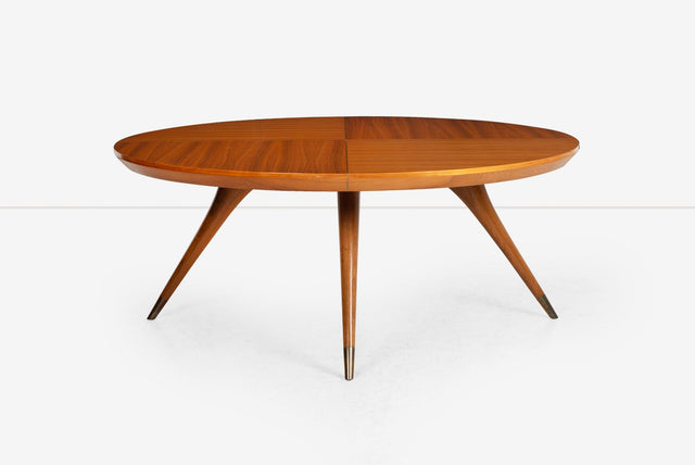 72" Round Vladimir Kagan Dining Table, 1950s
