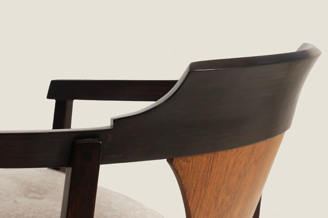Edward Wormley for Dunbar Six Dining Chairs,Model 935 "Horseshoe Chairs" 1965c.