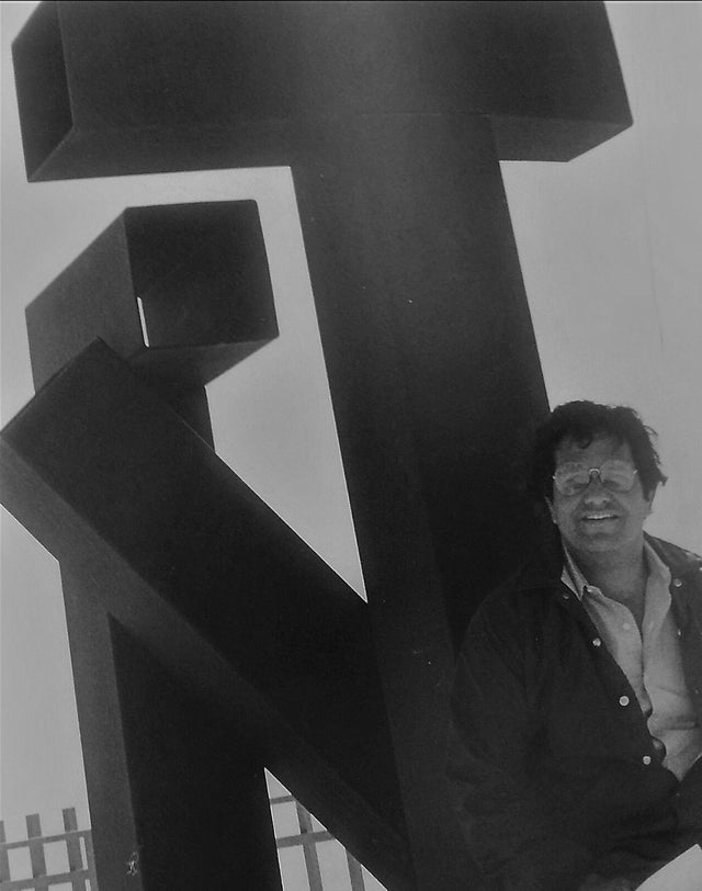 Tony Rosenthal Maquette for Large T-Square Sculpture