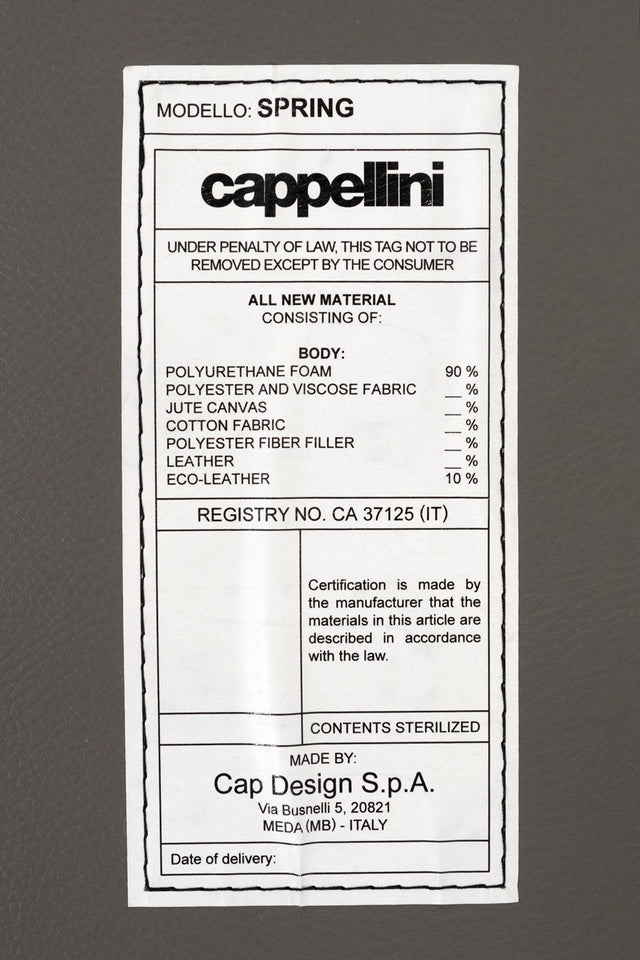 Erwan Bouroullec for Cappellini Spring Lounge Chair Italy, 2000