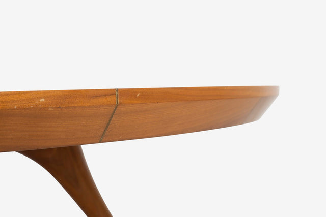 72" Round Vladimir Kagan Dining Table, 1950s