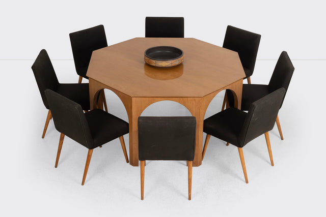 T.H. Robsjohn-Gibbings for Widdicomb Colosseum Dining Table 1956