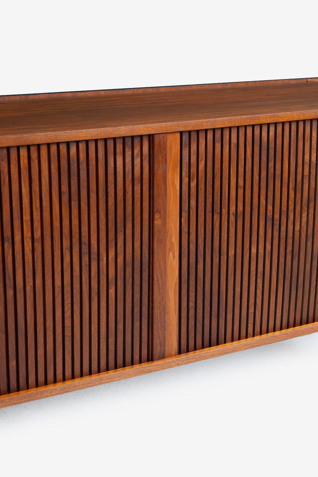 Henry P. Glass for Richbilt Manufacturing Company Cylindra Cabinet with Wall-Mounted Hutch, 1966