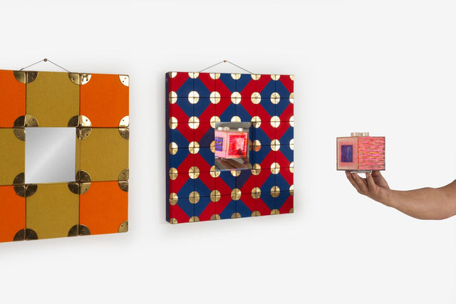 Alexander Girard Wall Mirror for Textiles & Objects, 1961