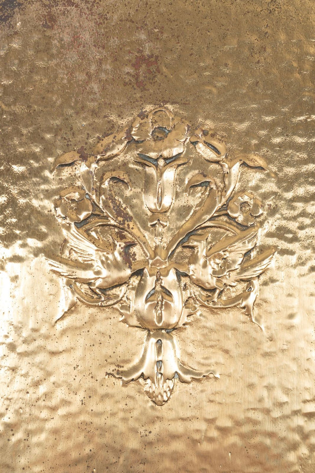 Pair of Brass Architectural Elevator Doors in the style of Louis Sullivan from a Chicago Building 1930c.