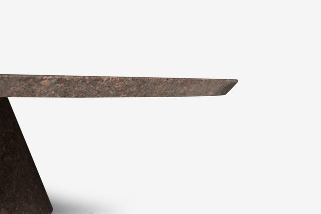 Lucia Mercer for Knoll Custom Sierra Brown Granite Cocktail Table
