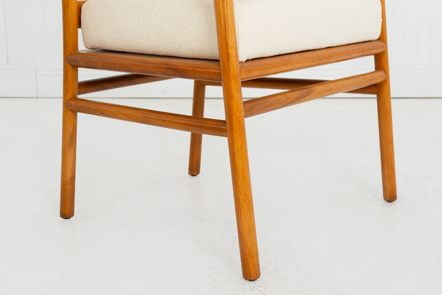 T.H. Robsjohn-Gibbings for Widdicomb, Ladder-Back Dining Chairs, Set of Ten, c. 1955