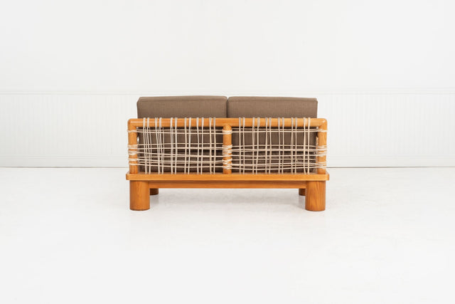 Karl Springer for Karl Springer, Ltd Dowelwood Sofa, c. 1980