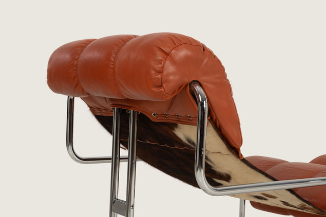 Guido Faleschini for Mariani “Tucroma” Lounge Chair & Ottoman, Italy c. 1960