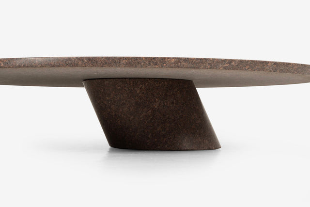 Lucia Mercer for Knoll Custom Sierra Brown Granite Cocktail Table
