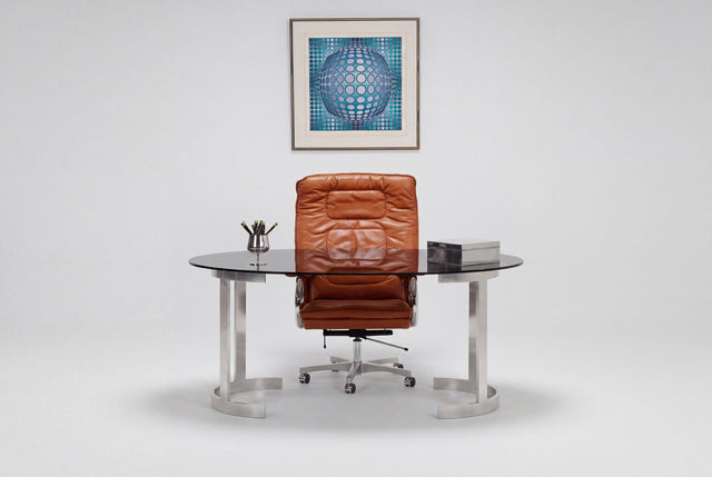 Guido Faleschini for i4 Mariani Executive Chair, Model 325, Italy, 1970