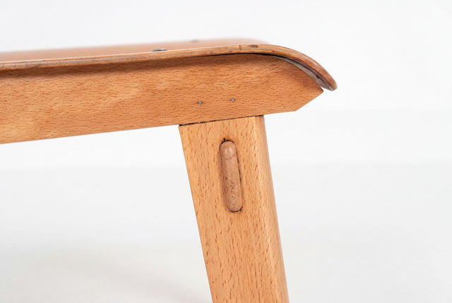 Jean Prouvé, Rare Pair of Chaise Standard Tout Bois, France, circa 1950