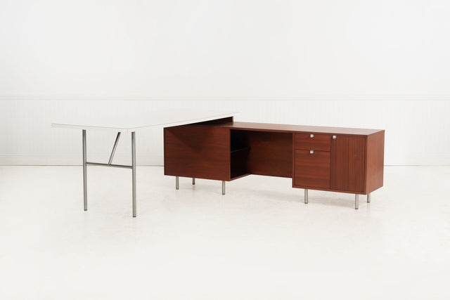 George Nelson for Herman Miller Executive Office Desk and Return, 1955