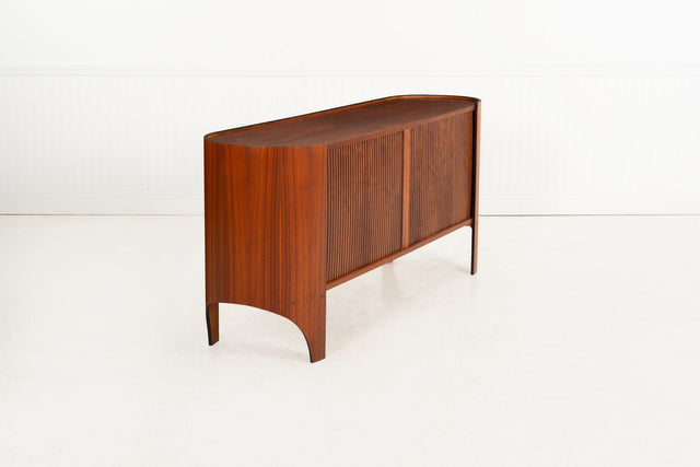 Henry P. Glass for Richbilt Manufacturing Company Cylindra Cabinet with Wall-Mounted Hutch, 1966