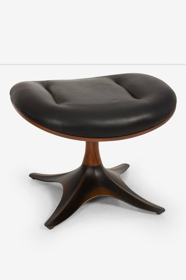 Thomas Moser "Kinesis" Swivel Chair and Swivel Ottoman