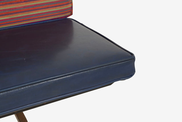 Charles Eames for Herman Miller Sofa Compact in Jacobs Coat fabric by Alexander Girard