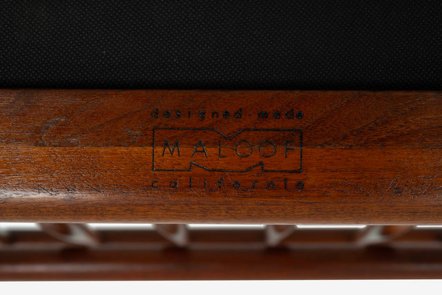 Sam Maloof Hunter Lounge Chair in solid Oiled Walnut 1950s