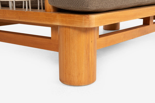 Karl Springer for Karl Springer, Ltd Dowelwood Sofa, c. 1980