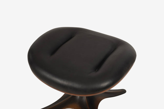 Thomas Moser "Kinesis" Swivel Chair and Swivel Ottoman