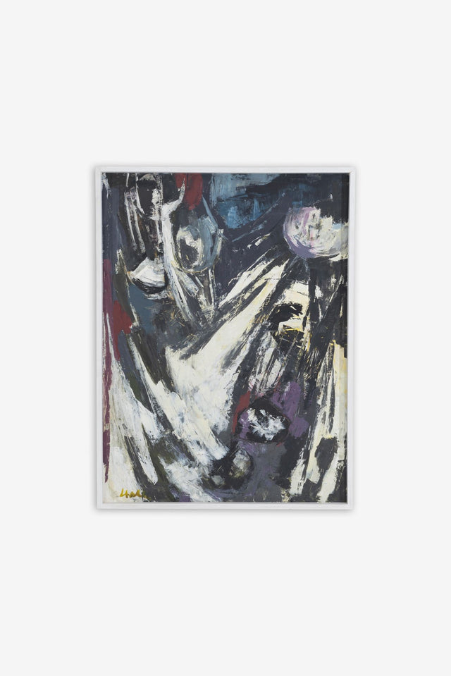 Georg August Stahl Abstract Painting: Composition (1962–63)