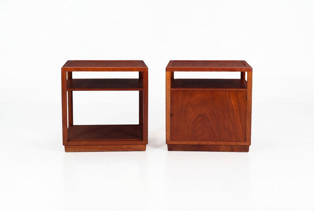 Edward Wormley for Dunbar Pair of Cube End Tables, 1947