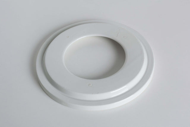 Angelo Mangiarotti “Barbados” Ashtray in White Ceramic, Italy, 1960s