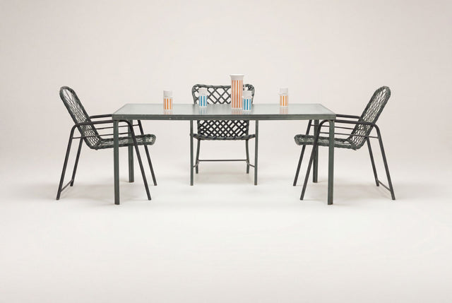 Brown Jordan “Tamiami” Dining Set with Dining Table and Four Armchairs, 1960s
