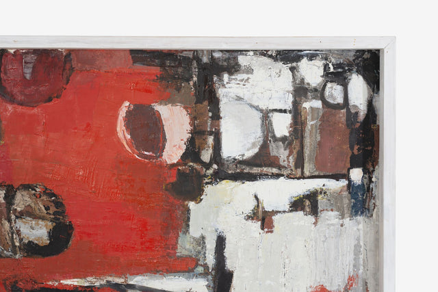 Georg August Stahl Abstract Painting Composition (1962-63)