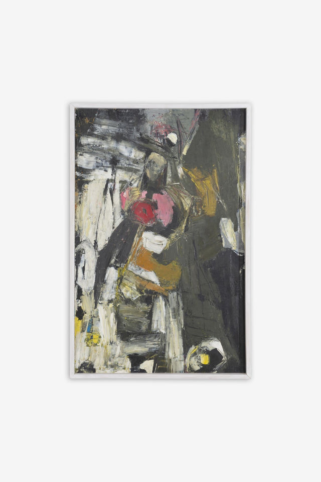 Georg August Stahl Abstract Painting: Composition (1962–63)
