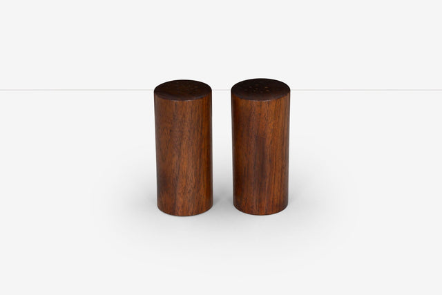 Arthur Espenet Carpenter Salt and Pepper Shaker in Walnut, 1951