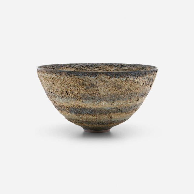 Gertrud and Otto Natzler Large Volcanic Bowl, c. 1955