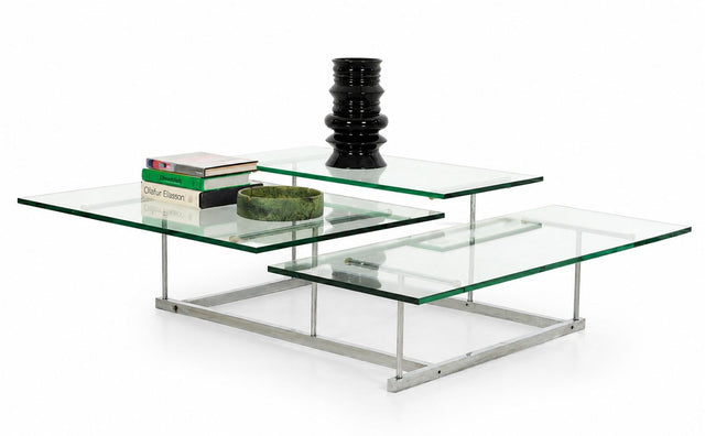 Gerald McCabe Rare Multi-Plane Coffee Table 1981