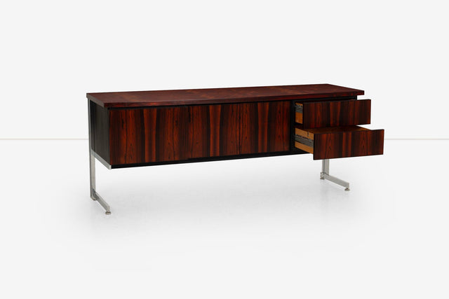 Hugh Acton Rosewood Credenza Cantilever International Design
