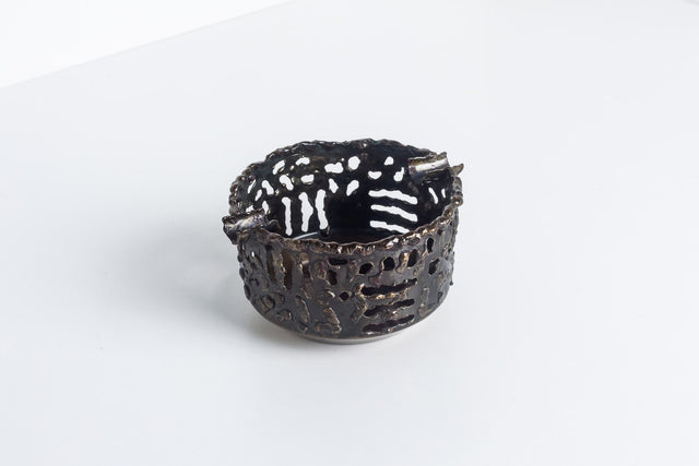 Fantoni for Raymor Torched Copper Ashtray