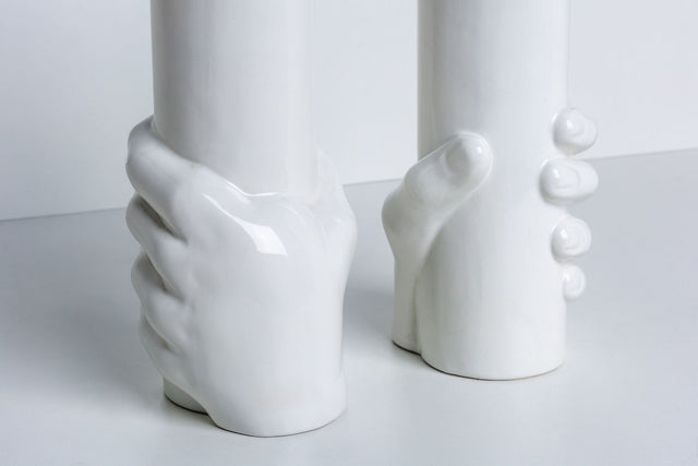 Pair of Raymor Hand Vases