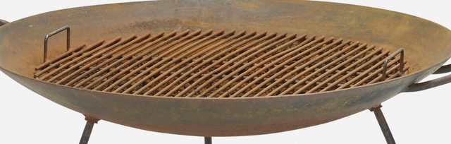 Stan Hawk Style Large Outdoor Fire Pit and Barbecue-Braizer