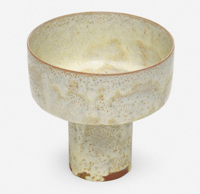 Gertrud and Otto Natzler Footed Cylindrical Bowl (Chalice), 1965