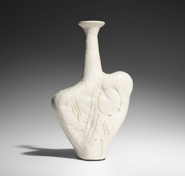Bruno Gambone Gazed Stoneware Vase Italy, 1985