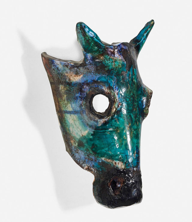 Henrik Allert Horse Head Wall Sculpture Sweden, 1995c.