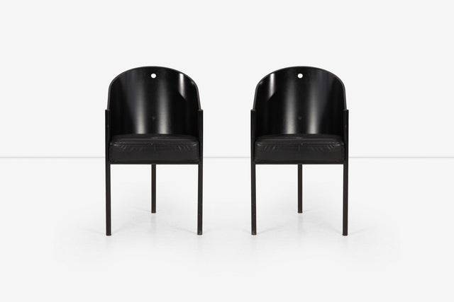 Pair of Philippe Starck Costes Chairs for Driade Aleph