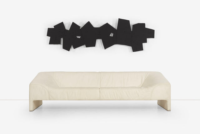 Patricia Urquiola for Moroso "Malmo" White Leather Sofa
