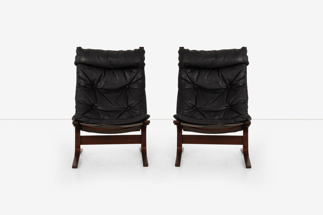 Pair of Siesta Chairs by Ingmar Relling for Westnofa Norway, 1960s