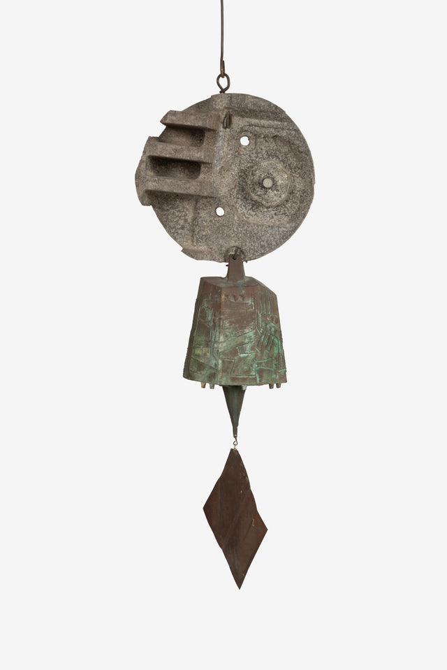 Paolo Soleri Special Order Large 55 inch Brutalist Windbell 1975